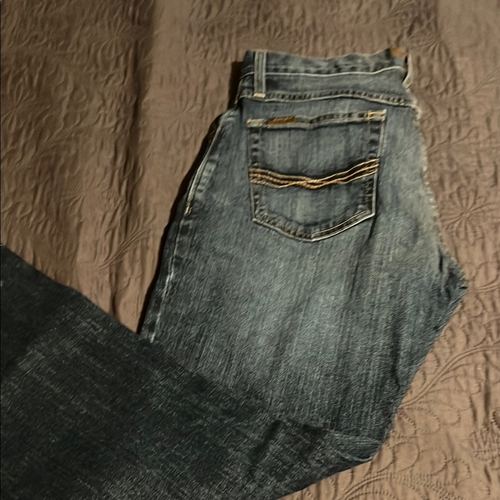 Ariat Men's Bootcut Jeans - Dark Blue